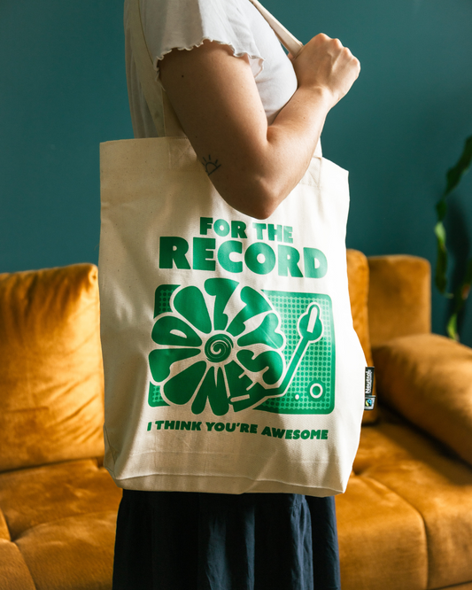 'For the Record' Baumwoll Tasche