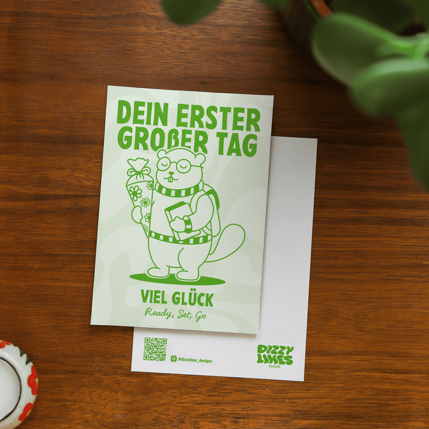 'Dein erster großer Tag' Grußkarte