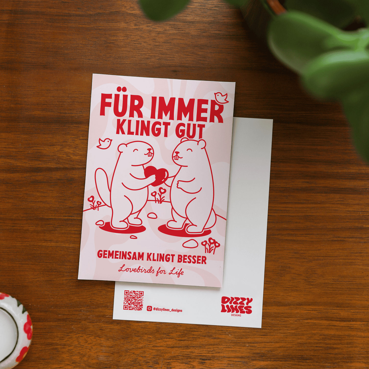 'Für immer klingt gut' Grußkarte