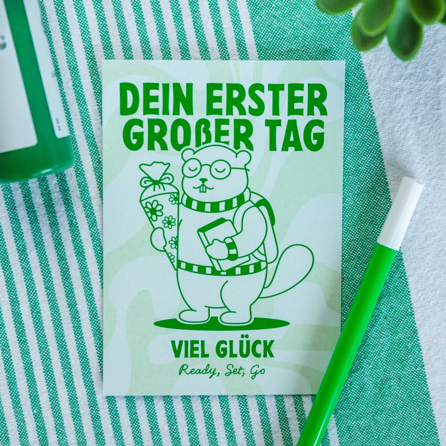 'Dein erster großer Tag' Grußkarte