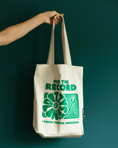 'For the Record' Baumwoll Tasche