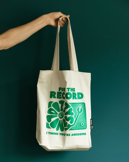 'For the Record' Baumwoll Tasche