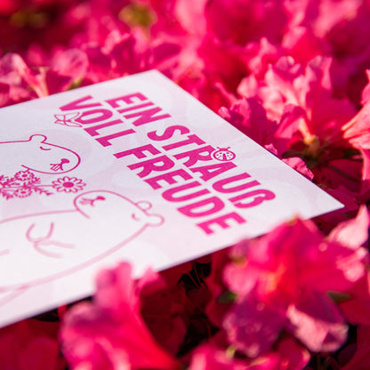 'Ein Strauß voll Freude' Grußkarte