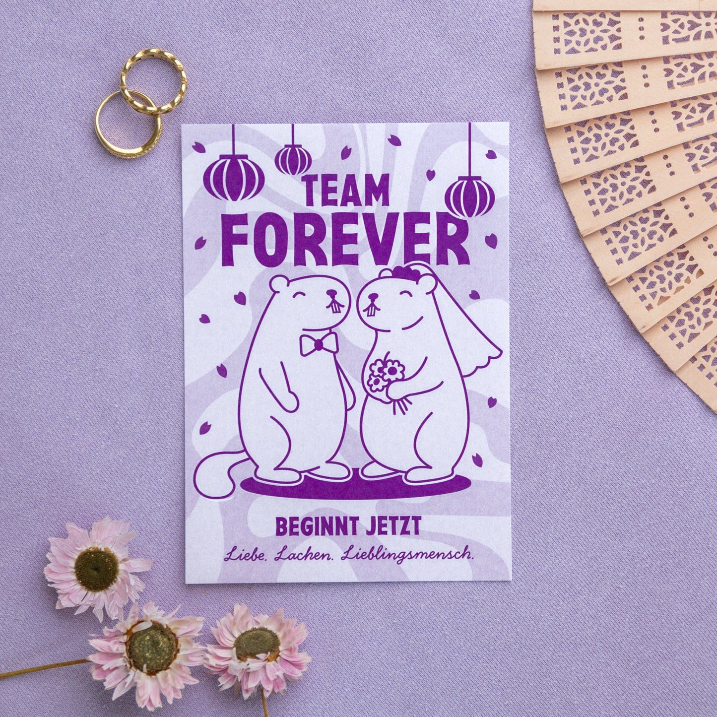 'Team Forever' Grußkarte
